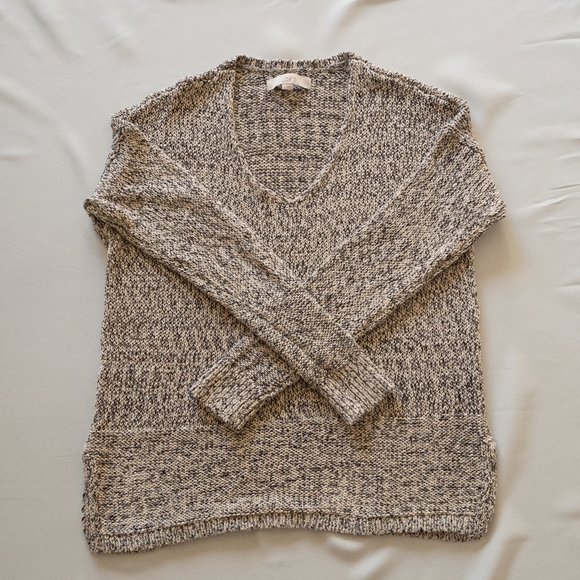 Loft V Neck Knit‎ Sweater - Picture 1 of 7
